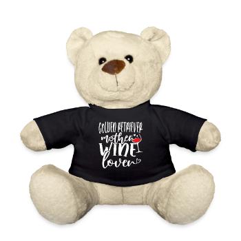 Wine Lover GOLDEN RETRIEVER Mother - Teddy - Schwarz - Vorne