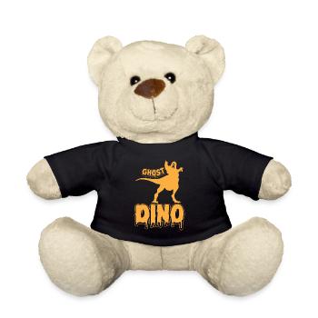 Halloween Ghost Dinosaur I Halloween Dino Funny Gh - Teddy Bear - black - Front