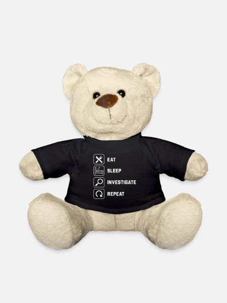 Spurensicherung - Kripo Polizei Kriminaltechnik - Teddy - Schwarz