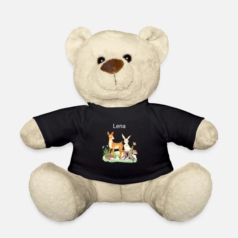 Animal deer rabbit hedgehog Lena - Teddy - Schwarz