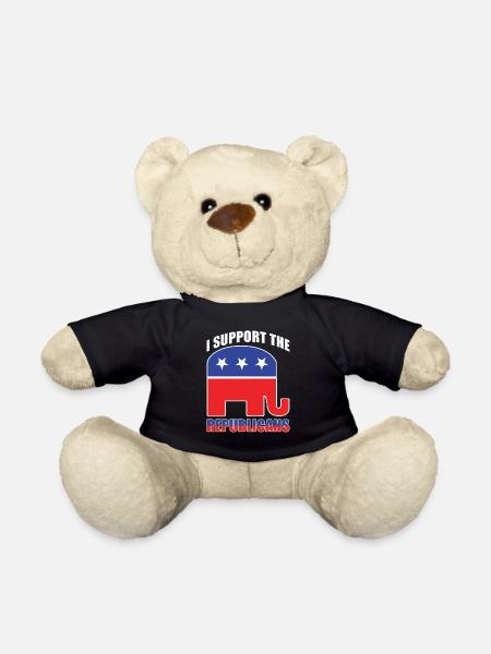Republikaner Usa Unterstützung - Teddy - Schwarz