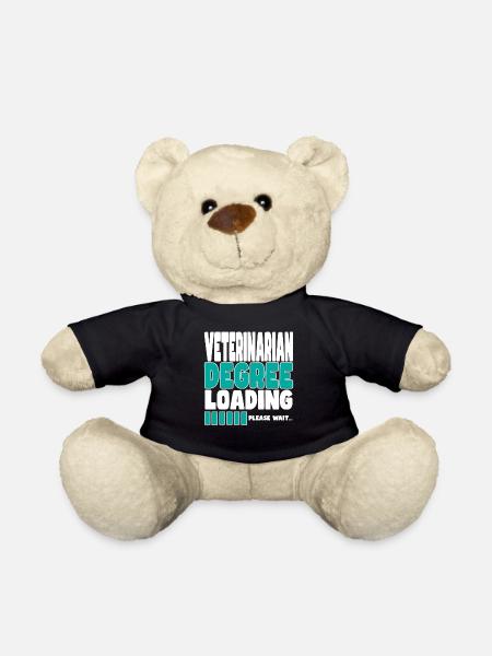 Tierarzt lädt Ausbildung - Teddy - Schwarz