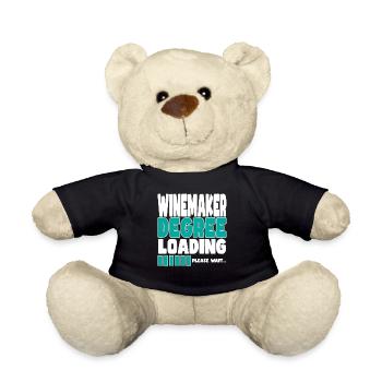 Winemaker invites training - Teddy Bear - black - Front