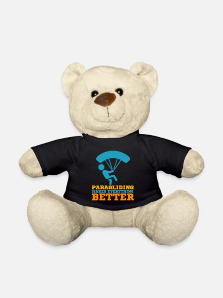 Le parapente rend tout meilleur - Nounours - noir