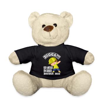Sohn Nachwuchs Geburt Bruder 2022 - Teddy - Schwarz - Vorne