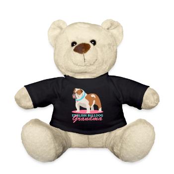Deutsch Bulldog Grand-mère | Cadeau de propriétaire de chien - Nounours - noir - Devant