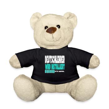 Deutschlehrer wird installiert - Teddy - Schwarz - Vorne