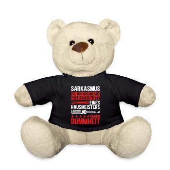 Hausmeister | Facility Manager Hauswart Geschenk - Teddy - Schwarz - Vorne