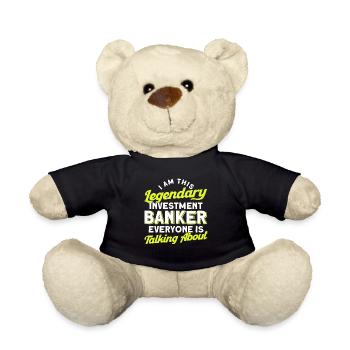 Banquier Banque Argent Banquier - Nounours - noir - Devant
