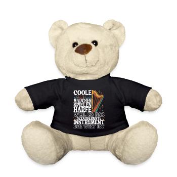 Harfe Harfenspieler - Teddy - Schwarz - Vorne
