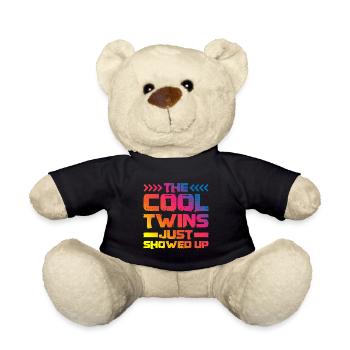 The Cool Twins Just Showed Up 17 - Teddy Bear - black - Front
