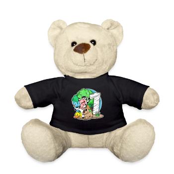1. Geburtstag Niedliche Tiere 1 Jahr alt - Teddy - Schwarz - Vorne