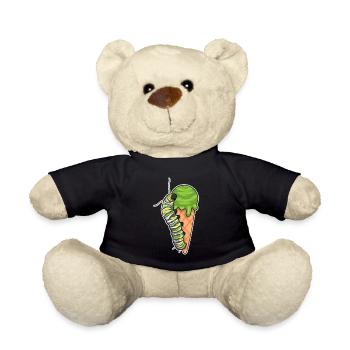 Raupe Waffeleis - Teddy - Schwarz - Vorne