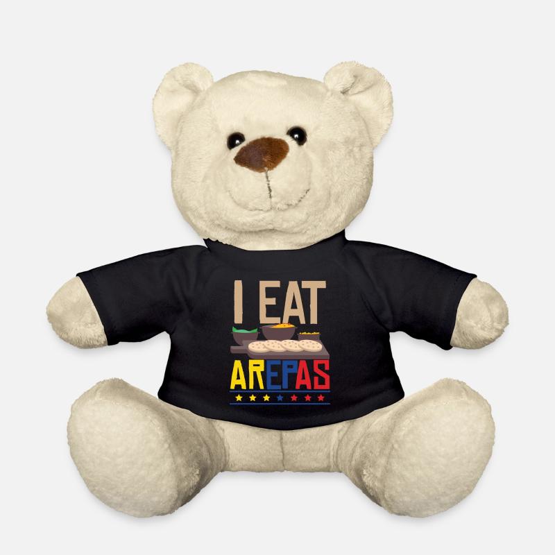 Ich esse Arepas - Teddy - Schwarz