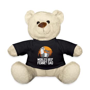 Weltbester Frettchen-vater - Teddy - Schwarz - Vorne