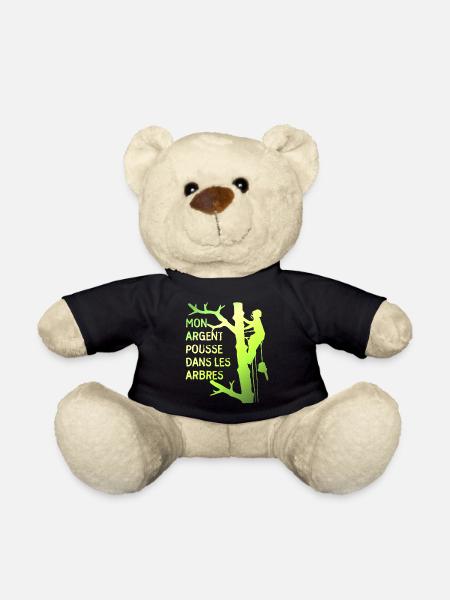 Mon argent pousse dans les arbres pour élagueur - Nounours - noir