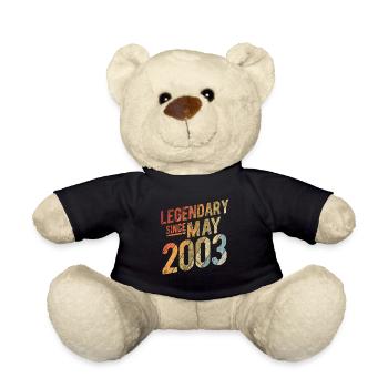 20th Birthday Gift Legendary Since May 2003 20 Yea - Teddy - Schwarz - Vorne