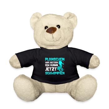 Seepferdchen bestanden - Teddy - Schwarz - Vorne