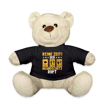 Der Brandschutz ruft Brandschutzbeauftragter - Teddy - Schwarz - Vorne