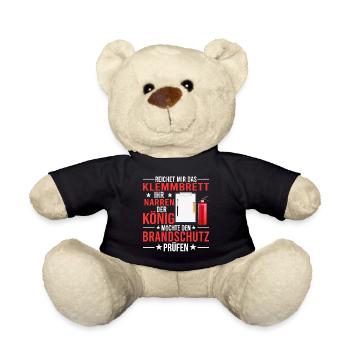 Reichet das Klemmbrett Brandschutzbeauftragter - Teddy - Schwarz - Vorne