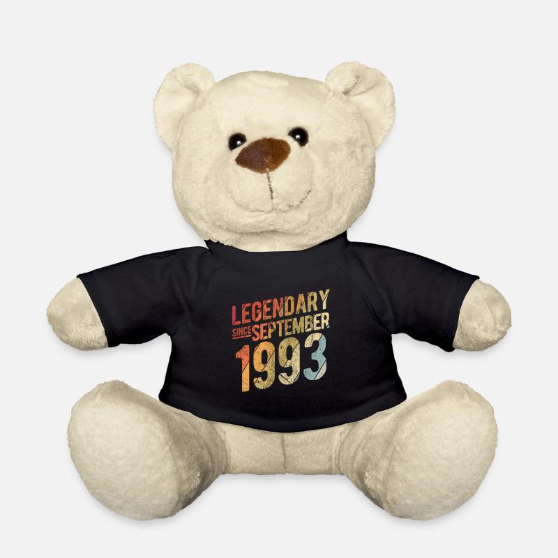 30th Birthday Gift Legendary Since September 1993 - Teddy - Schwarz