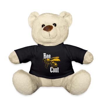 Bee Cool Bienen Imker Nachhaltigkeit Klimaschutz G - Teddy - Schwarz - Vorne