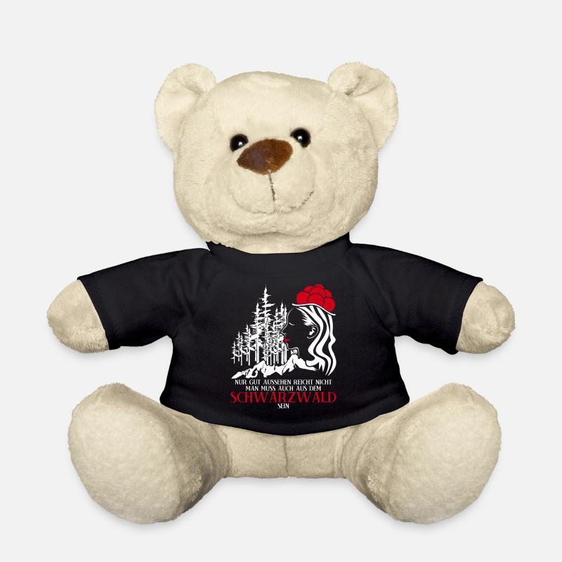 Schwarzwald Bollenhut Witz Schwarzwälder - Teddy - Schwarz