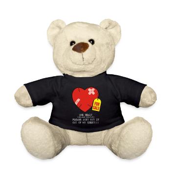 For Sale | One Heart Terrible Condition - Please j - Teddy Bear - black - Front