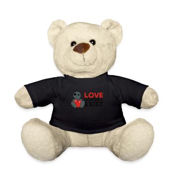 Love Doesn't Exist | Emo clothes | Emocore Goth Do - Teddy Bear - black - Front