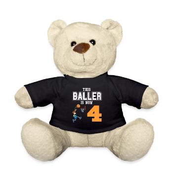 Joueur de basket-ball ce Baller a maintenant 4 ans - Nounours - noir - Devant