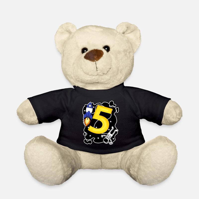 Jeune astronaute de 5 ans - Nounours - noir