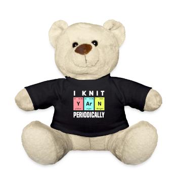 Tricoter éléments chimiques Tricoteur - Nounours - noir - Devant