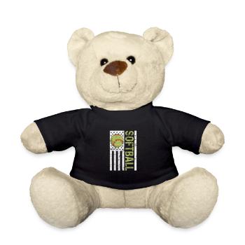 Softball États-Unis - Nounours - noir - Devant