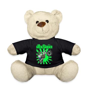 Motocross / Enduro / Freestyle mx / Dirtbike retro - Teddy - Schwarz - Vorne