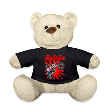 Motocross / Enduro / Freestyle mx / Dirtbike retro - Teddy - Schwarz - Vorne