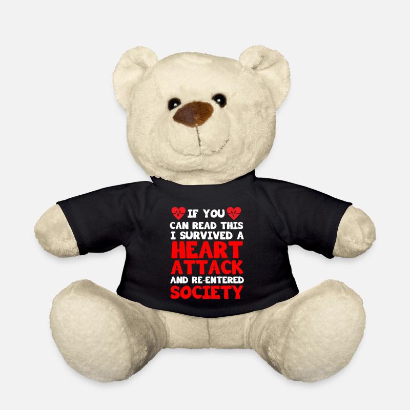 Operation Am Offen Herzen Geschenk - Teddy - Schwarz