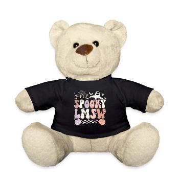 LMSW Licensed Master Social Worker Halloween - Teddy Bear - black - Front