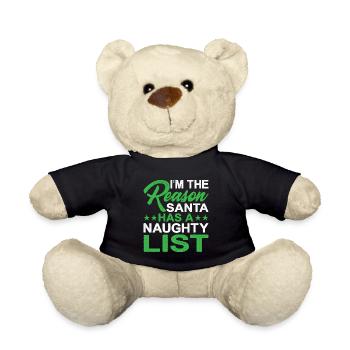 I'm The Reason Santa Has A Naughty List 2 - Teddy - Schwarz - Vorne