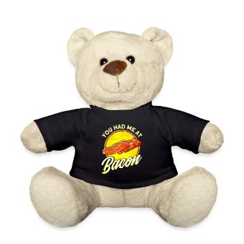 You had me at Bacon - Teddy Bear - black - Front