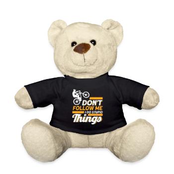 Cadeau VTT vélo vtt vtt - Nounours - noir - Devant