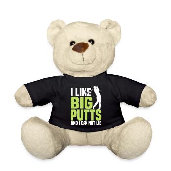 Ich Mag Große Putts Und Ich Kann Nicht Lügen - Teddy - Schwarz - Vorne