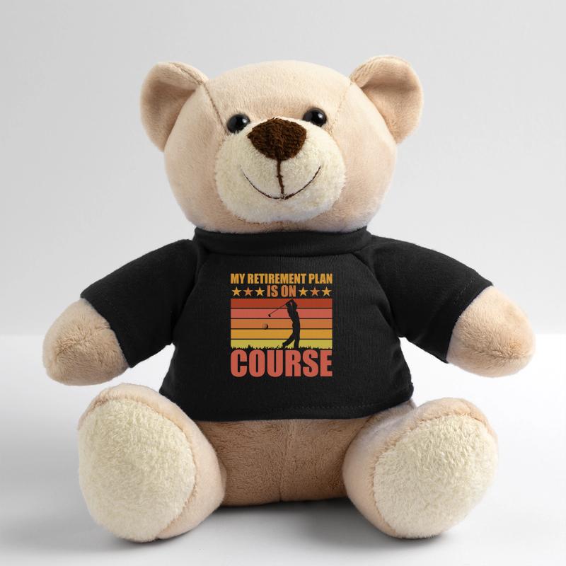 My retirement plan is on track - Golf Opa Teddy Bear