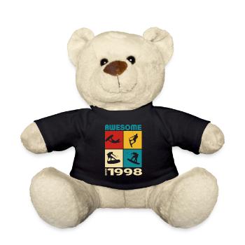 Awesome since 1998. Wakeboard Lifestyle - Teddy Bear - black - Front
