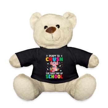 Bereit, Den Ersten Schultag Zu Überstehen - Teddy - Schwarz - Vorne