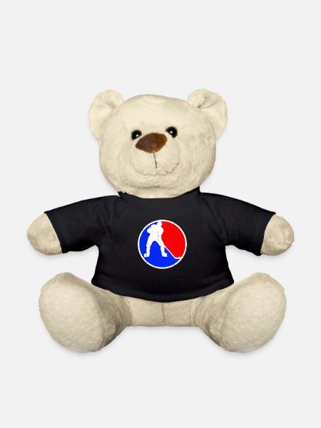 Eishockey Logo - Teddy - Schwarz