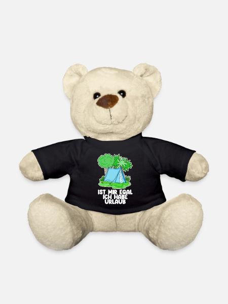 Urlaub - Teddy - Schwarz