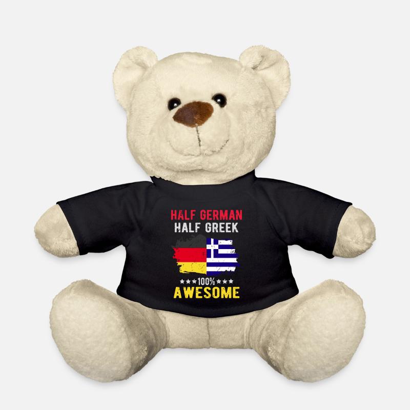Halb Deutsch Halb Grieche - Teddy - Schwarz