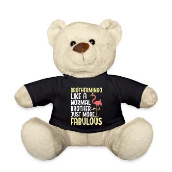 Brothermingo Normal Brother Flamingo - Teddy Bear - black - Front