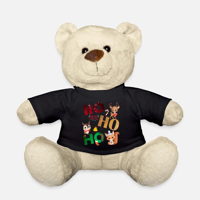 Ho Ho Ho - Teddy - Schwarz