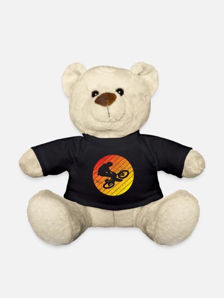 Mountainbike Radeln Fahrrad Radfahren Fahrradtour - Teddy - Schwarz
